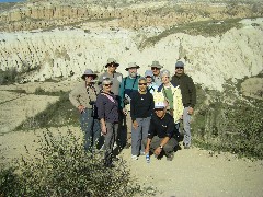 Trips; Turkey; Calvin Whitehall; Cheryl Whitehall; Laurence (Larry) Stone; Dan Dorrough; Evelyn (Evi) Char; Ruth Dorrough; Robert (Bob) Fulton; Vernon (Vern) Char; Angelika Levien; Adnan Duvenci; Cappadocia